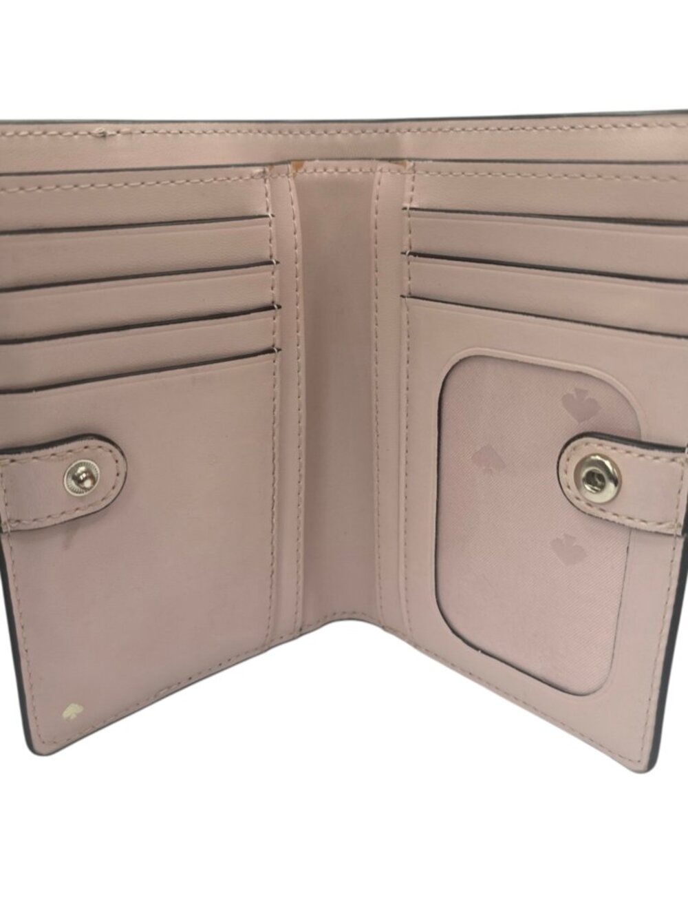 Kate Spade Jeanne Black and Pink Slim Bi-Fold Wallet Medium - Picture 4 of 5